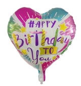 Happy Birthday To You Heart Balloon
