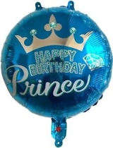 Happy Birthday Prince Balloon 