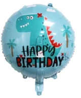 Cute Baby Dino Birthday Balloon