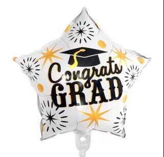 Congrats Grad Cap Star Balloon