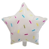 Donut Sprinkles Star Balloon