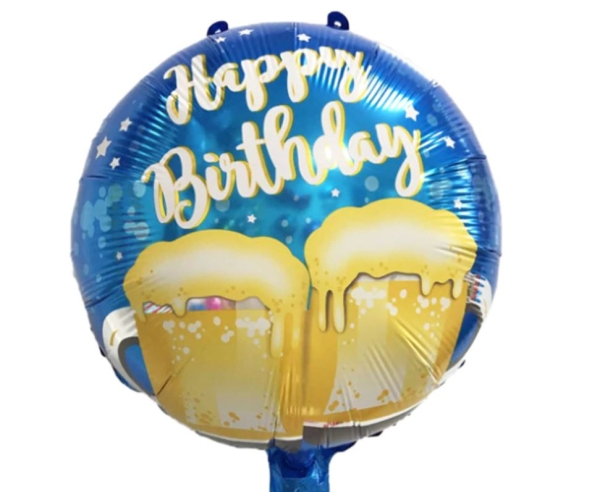 Happy Beer Birthday Balloon 