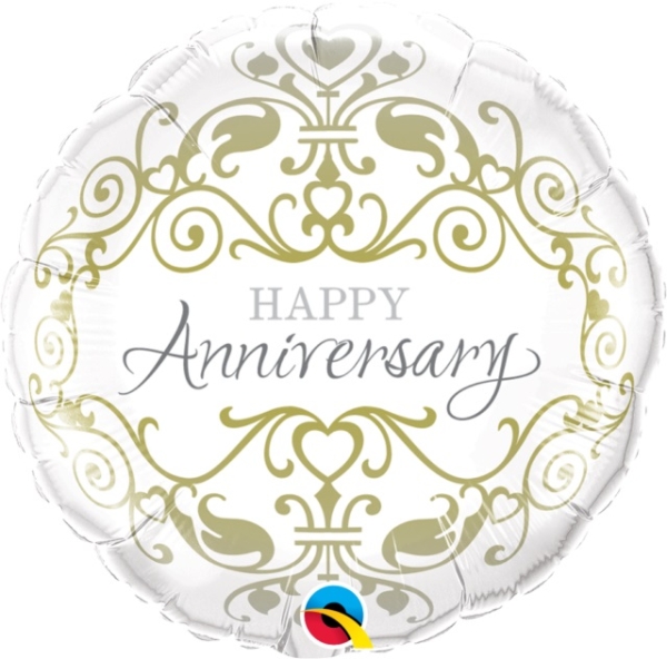 Happy Anniversary Elegant Balloon