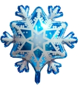 Winter Snowflake Shape Balloon 