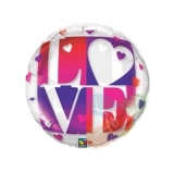 Crystal Love Hearts Balloon 