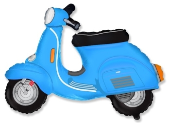 Blue Vespa Balloon	