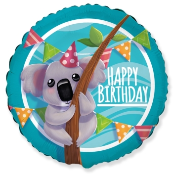 Happy Birthday Cute Koala Balloon