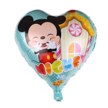 Candy House Mickey Mouse Heart Balloon