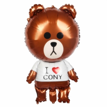 Brown Line Friends Bear Balloon