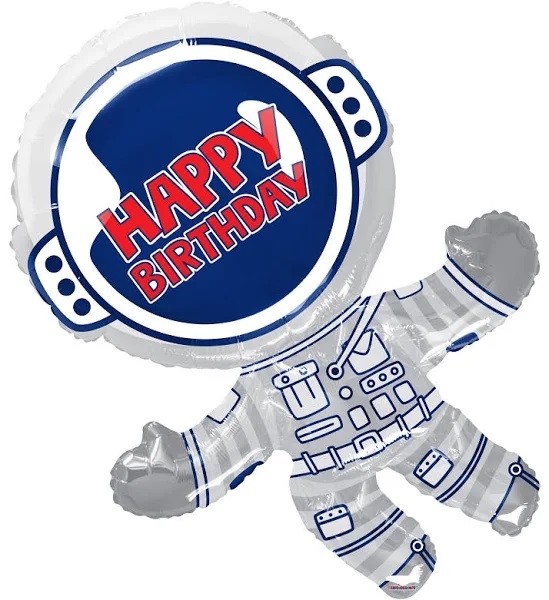 Happy Birthday Astronaut Balloon