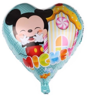 Sweet Mickey Mouse Heart Balloon