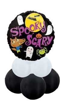 [2FT] Spooky Scary Halloween Friends Balloon Centerpiece AIR FILLED 