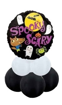 [2FT] Spooky Scary Halloween Friends Balloon Centerpiece AIR FILLED 