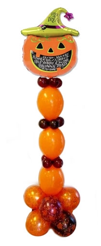[5FT] Linky Happy Pumpkin Balloon Column Air-Filled