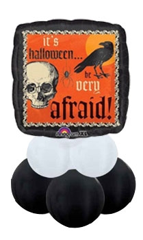 [2FT] Edgar Crow Balloon Centerpiece AIR FILLED