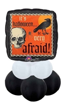 [2FT] Edgar Crow Balloon Centerpiece AIR FILLED