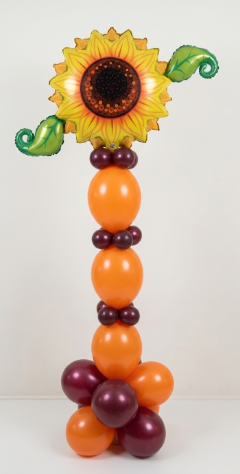 [5FT] Linky Sunflower Balloon Column Air-Filled INDOOR