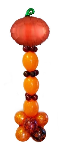 [5FT] Linky Fall Pumpkin Balloon Column Air-Filled