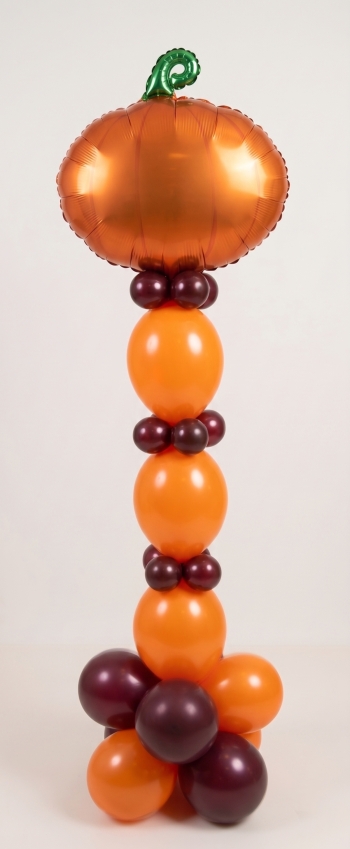 [5FT] Linky Fall Pumpkin Balloon Column Air-Filled INDOOR