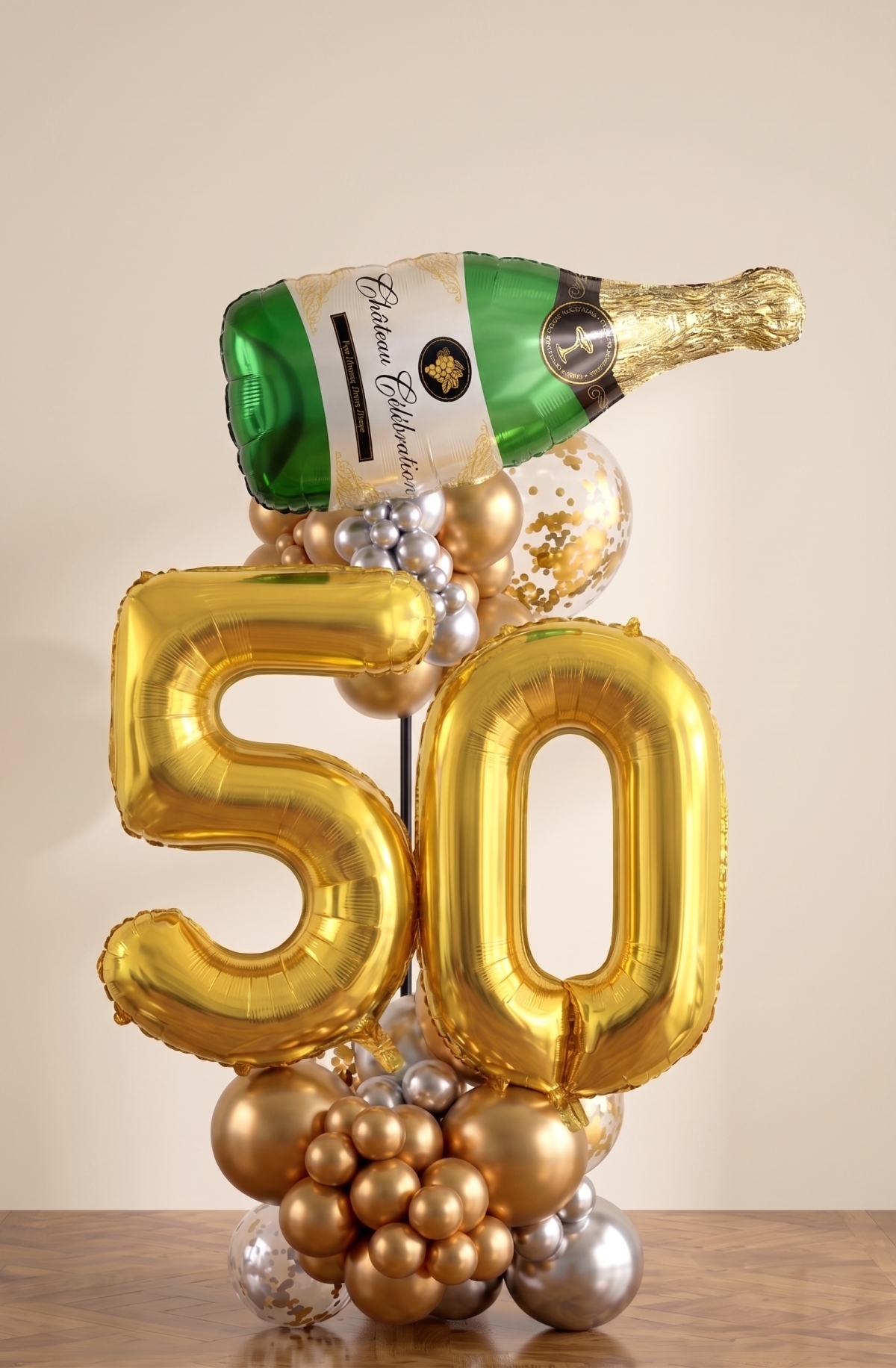[6FT] Cheers Milestone Birthday Balloon Column