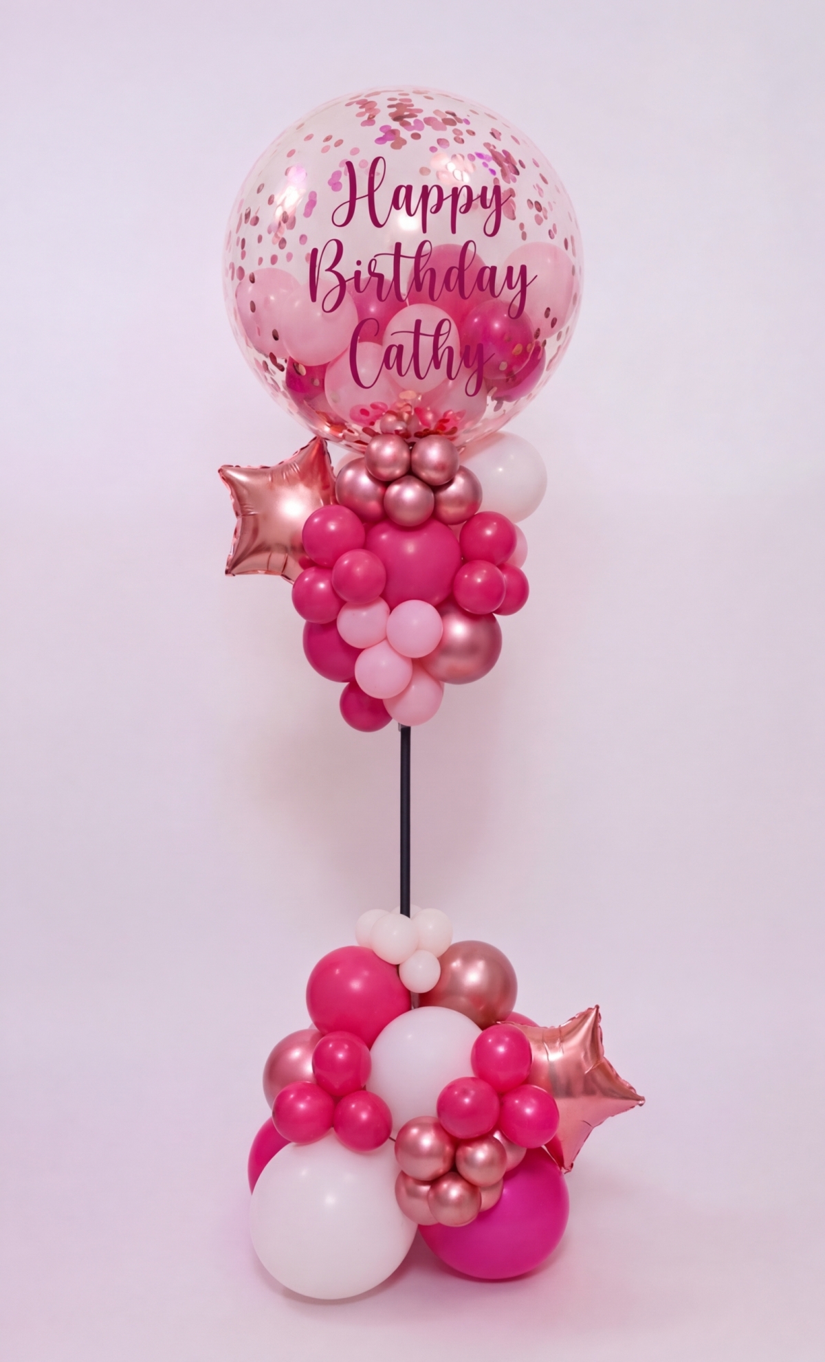 [6FT] Custom Printed Gumball Birthday Balloon Column
