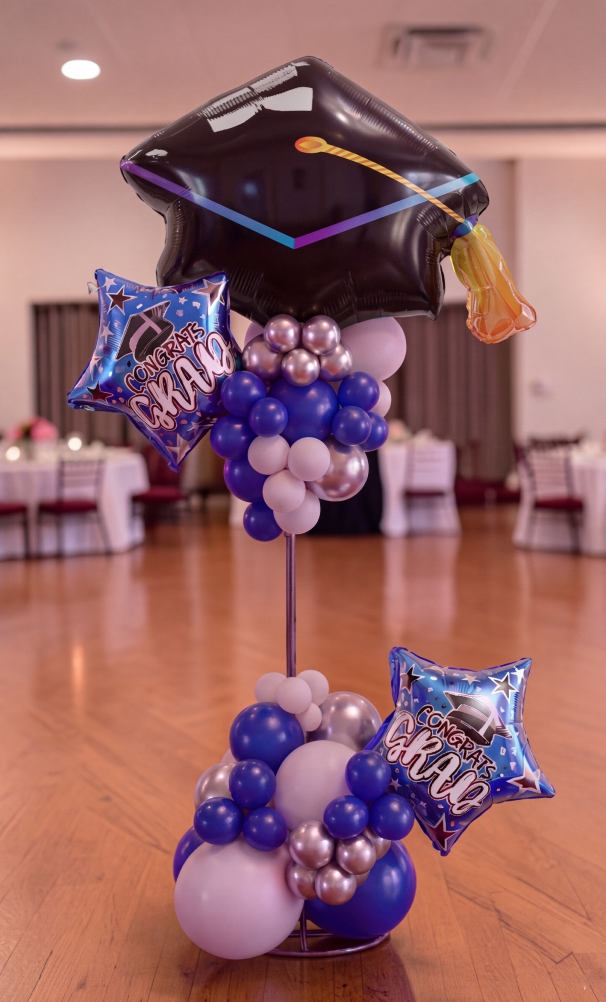[6FT] Graduation Cap Balloon Column