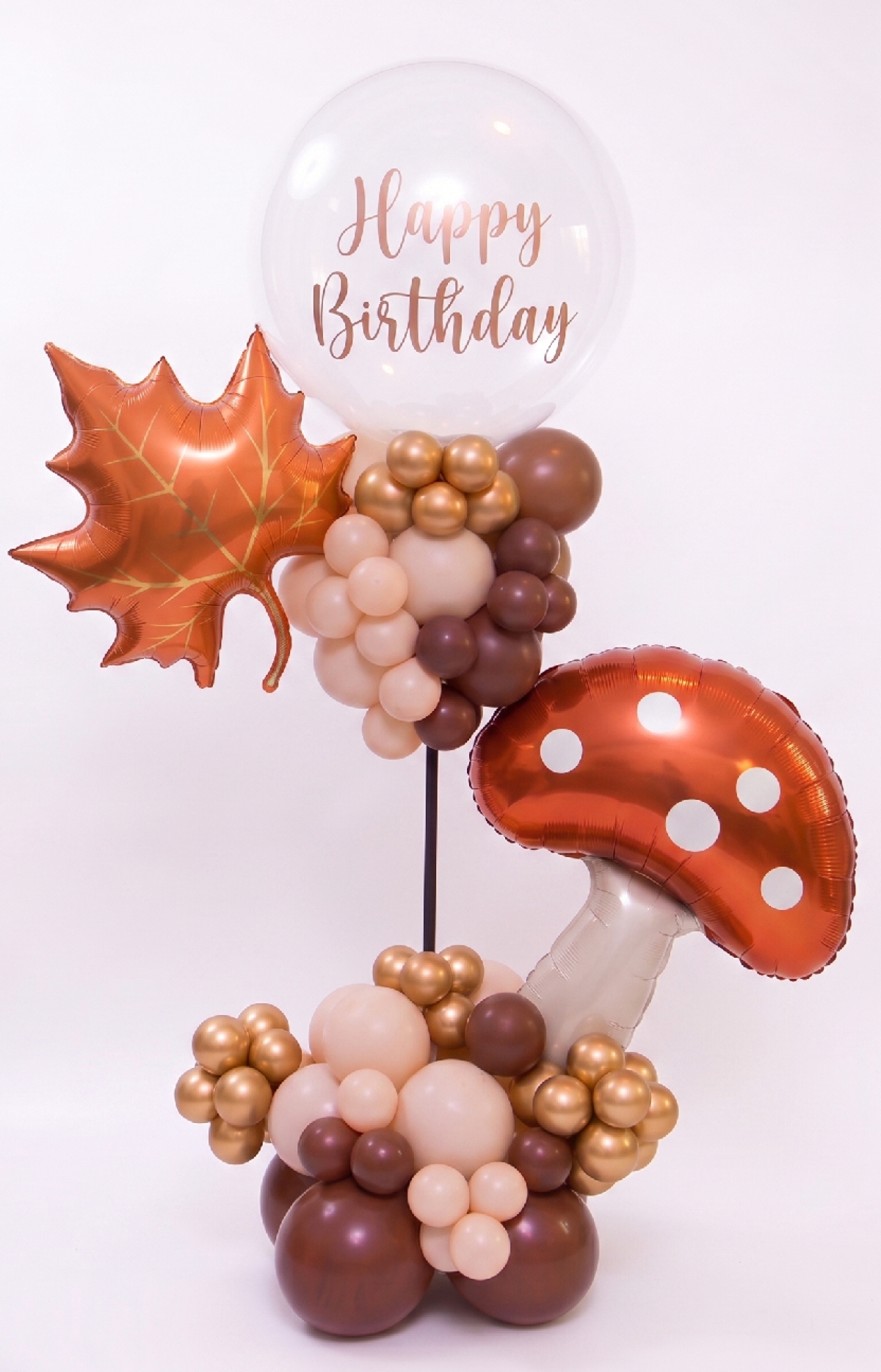 [6FT] Happy Birthday Fall Balloon Column