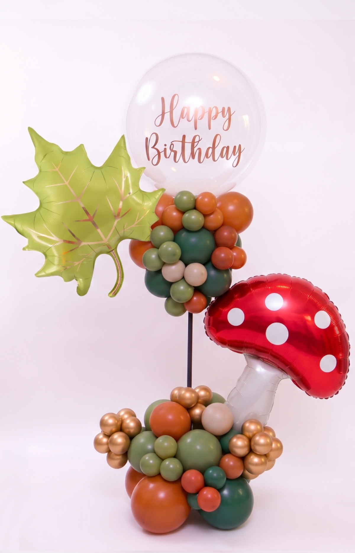 [6FT] Happy Birthday Fall Balloon Column