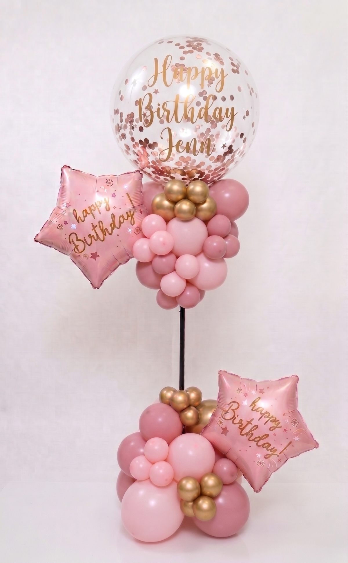 [6FT] Happy Birthday Balloon Column INDOOR