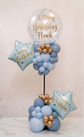 [6FT] Happy Birthday Balloon Column INDOOR