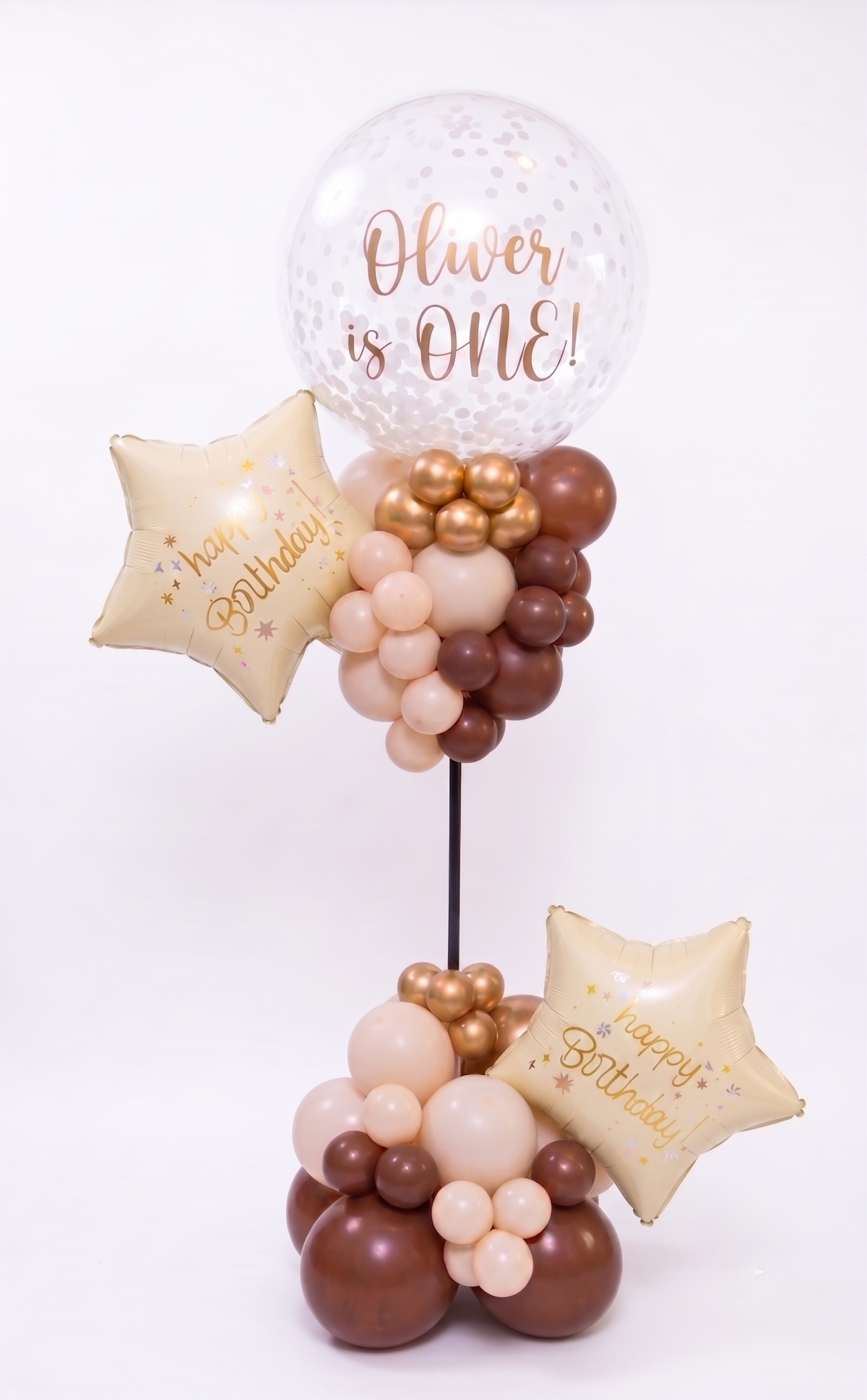 [6FT] Happy 1st Birthday Balloon Column