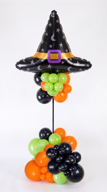[6FT] Witch Hat Halloween Balloon Column [INDOOR]