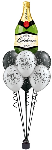 Birthday Elegant Champagne Bouquet 2
