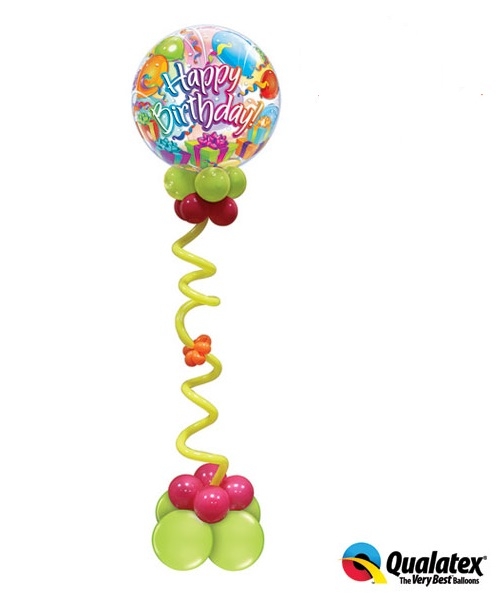 Birthday Presents Balloons Stand Up 