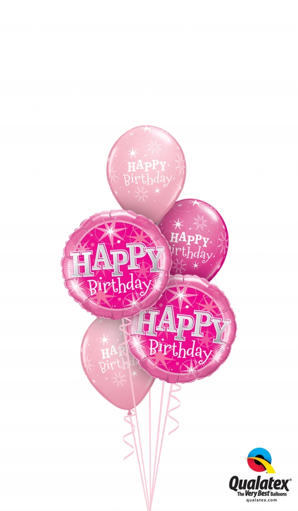Birthday Sparkle Pink Bouquet 4