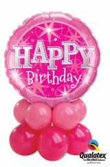 Birthday Sparkle Pink Centerpiece 1
