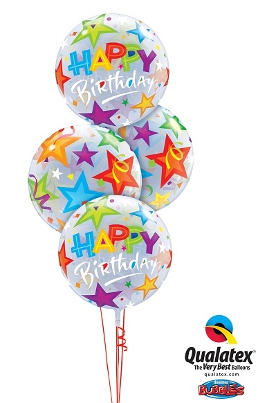 Birthday Stars Bubbles Bouquet