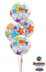 Birthday Stars Bubbles Bouquet