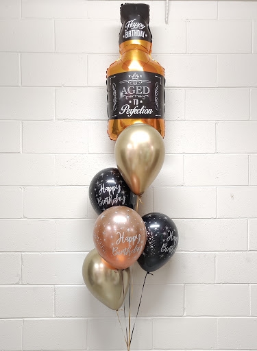 Age to Perfection Birthday Celebration Man Balloon Bouquet