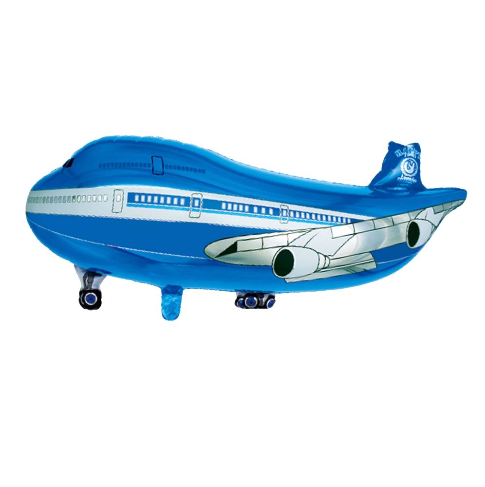 24" Airplane Junior Shape Balloon AIRFILL