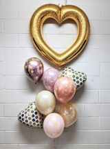 All Hearts For My Heart Balloon Bouquet