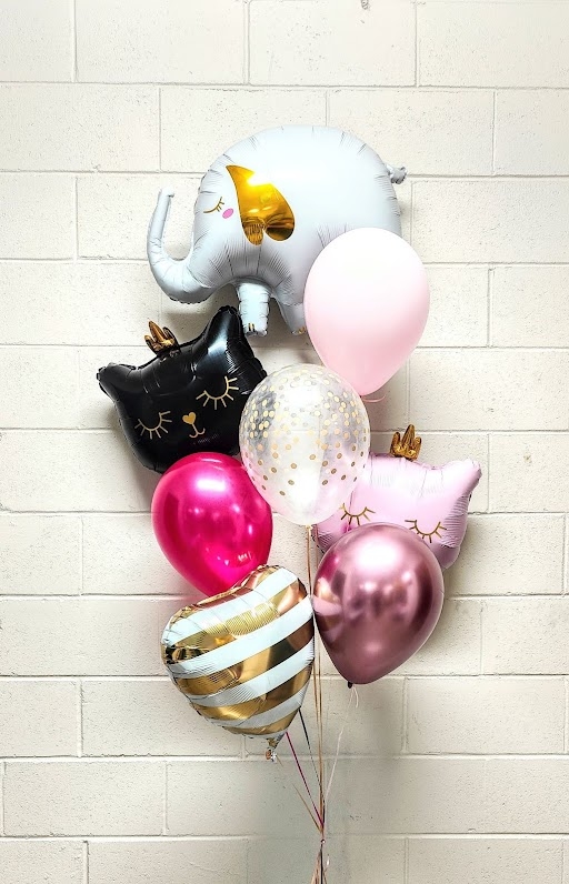 An Elephant & Two Kitties Bouquet