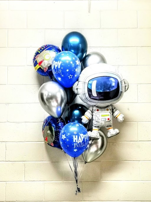Astronaut Birthday Blast Balloon Bouquet