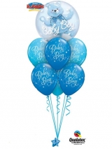 Baby Teddy Bear Boy Bouquet 37