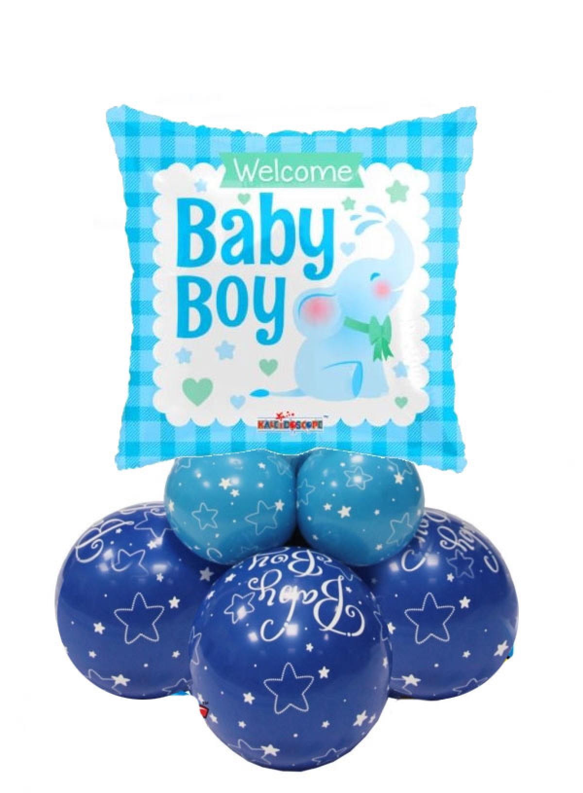 Baby Teddy Bear Boy Centerpiece Air-Fill