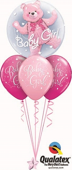 Baby Teddy Bear Girl Bouquet 40