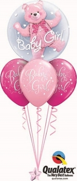 Baby Teddy Bear Girl Bouquet 40