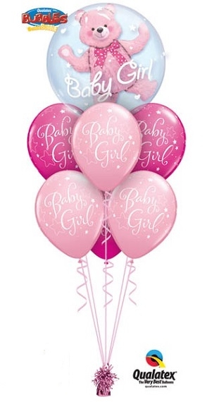 Baby Teddy Bear Girl Bouquet 41