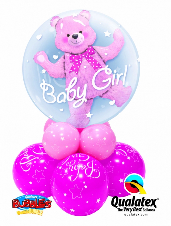 Baby Teddy Bear Girl Centerpiece 42