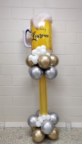 Bachelor Beer Stand Up Custom Name